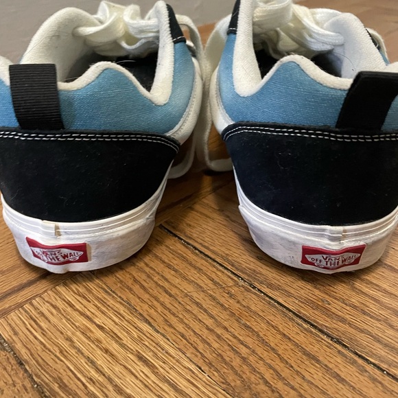 Vans Black and Blue Skate Sneakers with Suede Accents - Picture 3 of 8